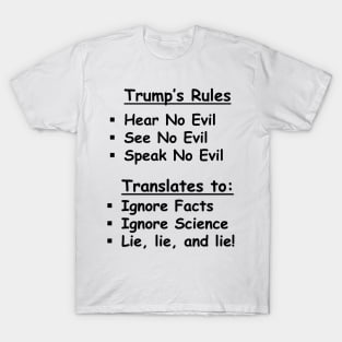 Trump's rules T-Shirt